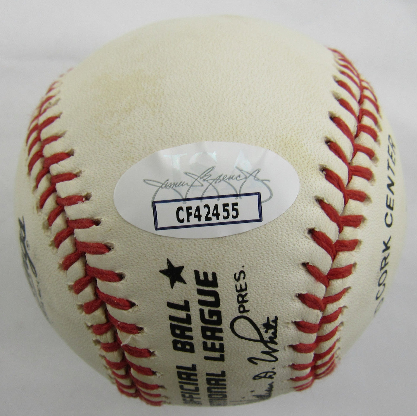 Al Barlick Signed Auto Rawlings Baseball JSA CF42455