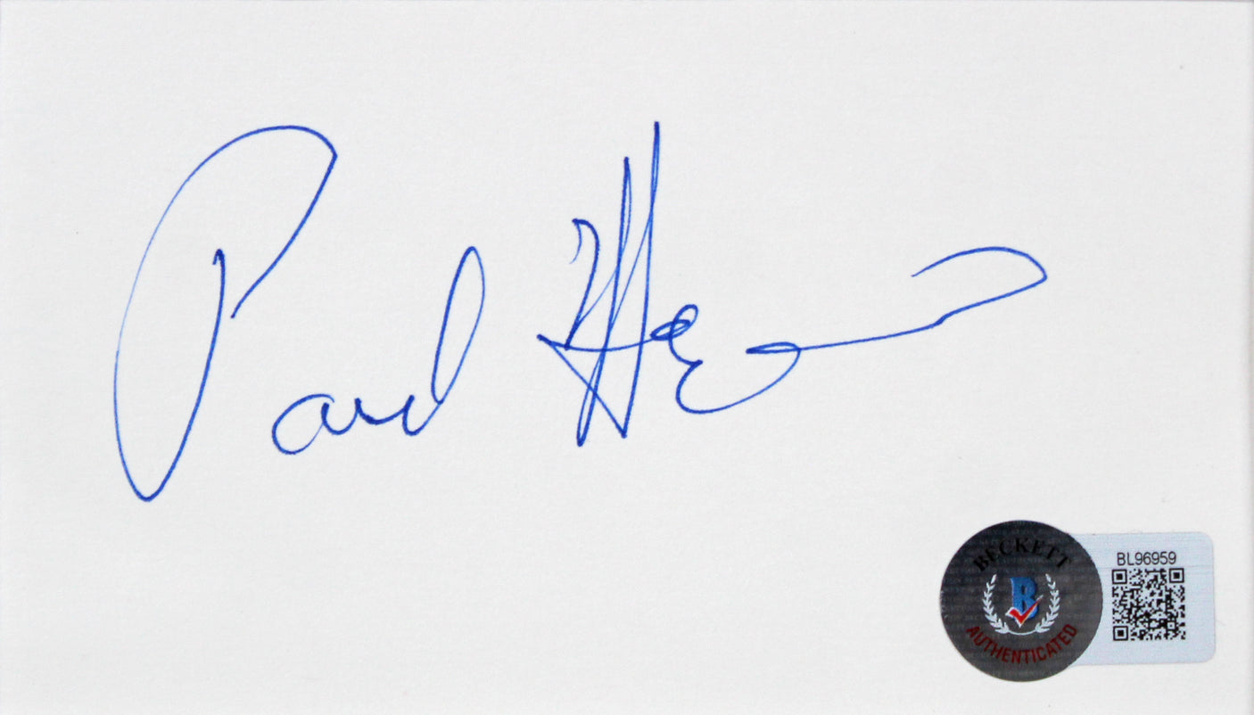 Paul Hogan & Linda Kozlowski Crocodile Dundee Signed Framed Display BAS #BL96959