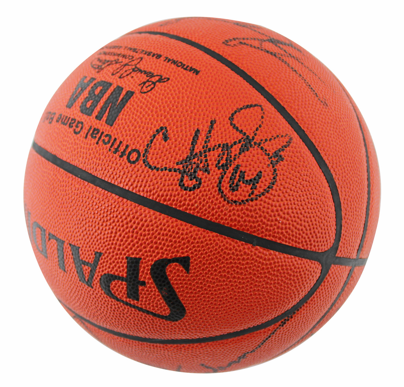 1991-92 Bulls (13) Jordan, Pippen, Jackson Signed Official NBA Basketball JSA