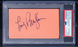 Lindsey Buckingham Fleetwood Mac Signed & Framed 3x5 Index Card PSA/DNA Slabbed
