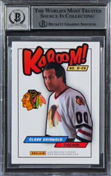 Chevy Chase Christmas Vacation Signed Custom Trading Card Auto 10! BAS Slabbed 7