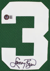 Larry Bird Authentic Signed Green Pro Style Framed Jersey Autographed BAS