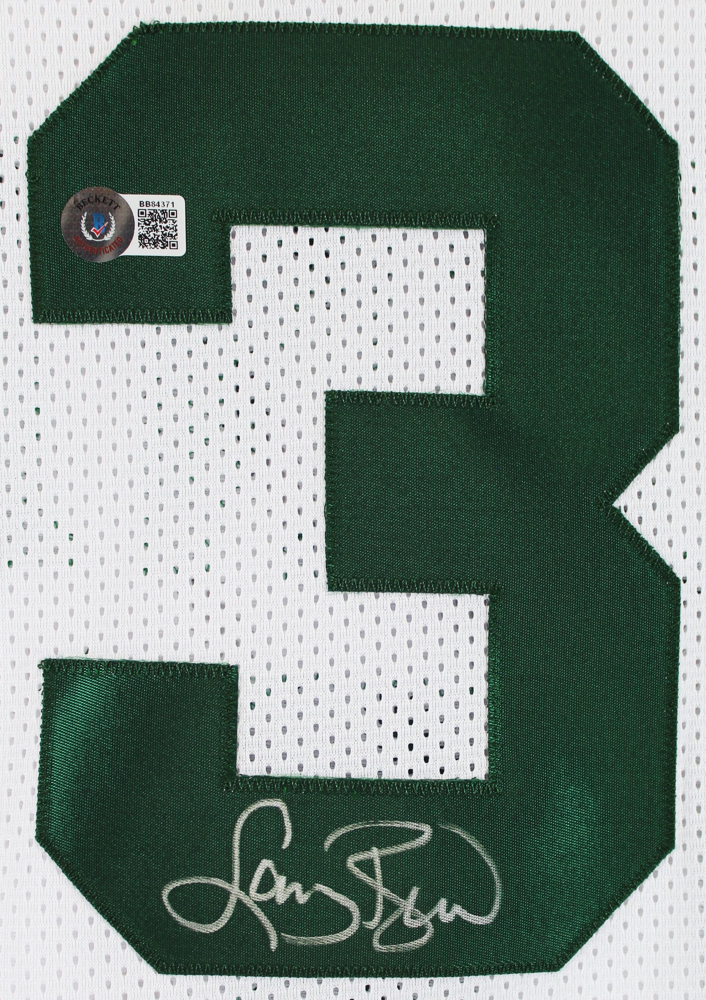 Larry Bird Authentic Signed White Pro Style Framed Jersey Autographed BAS