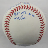 Jose Canseco Signed Stat Rawlings Baseball JSA CF42485