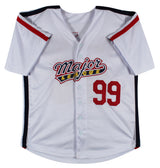 Charlie Sheen Major League Signed White Wild Thing Pro Style Jersey BAS