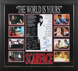 Scarface (11) Pacino, Bauer, Loggia +8 Signed 12x18 Framed Poster Photo BAS COA