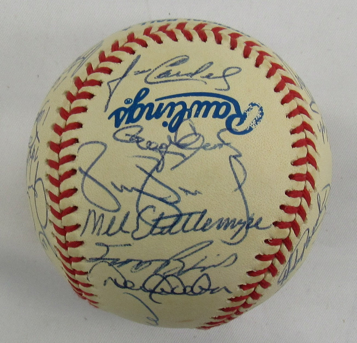 1999 New York Yankess Team Signed Rawlings Baseball PSA/DNA LOA B85569 Derek Jeter
