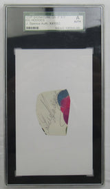 Gil Hodges Cut Signed Auto SGC Encapsulated