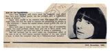 Bon Scott AC/DC Authentic Signed 3x6.75 Cut Signature Autographed JSA #BB39751