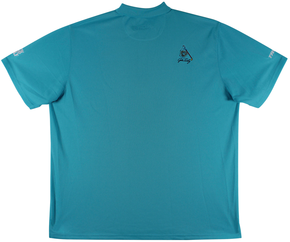 John Daly Authentic Signed Match Worn Teal Loudmouth Polo Shirt BAS #BH00357