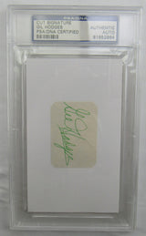 Gil Hodges Cut Signed Auto PSA/DNA Encapsulated I