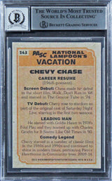 Chevy Chase Vacation Authentic Signed Custom Trading Card Auto 10! BAS Slabbed 3