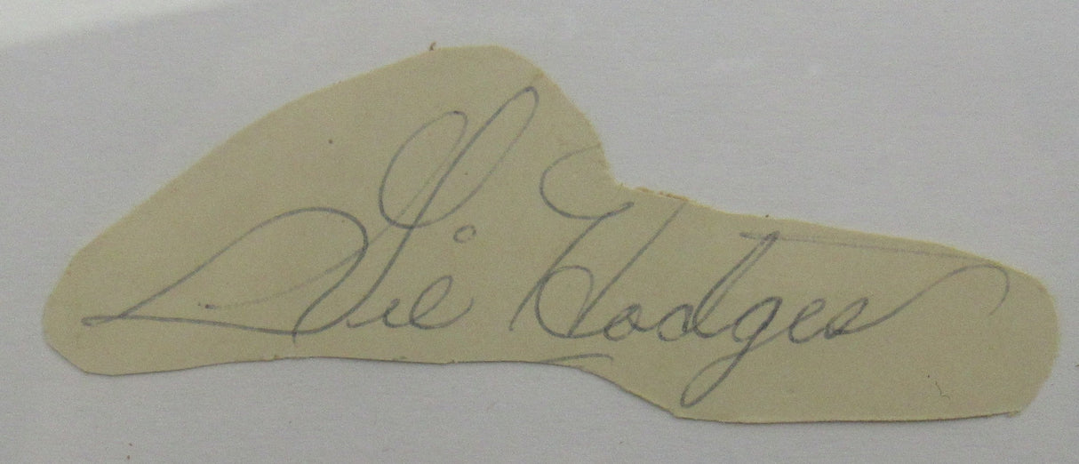 Gil Hodges Cut Signed Auto PSA/DNA Encapsulated IV
