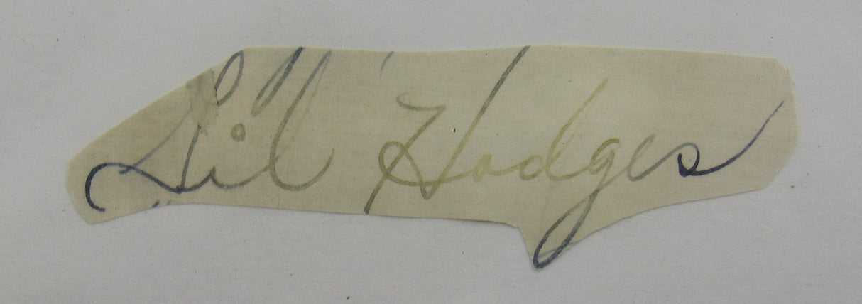 Gil Hodges Cut Signed Auto PSA/DNA Encapsulated VII