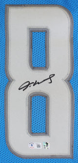 Jameson Williams Authentic Signed Blue Pro Style Jersey BAS Witnessed