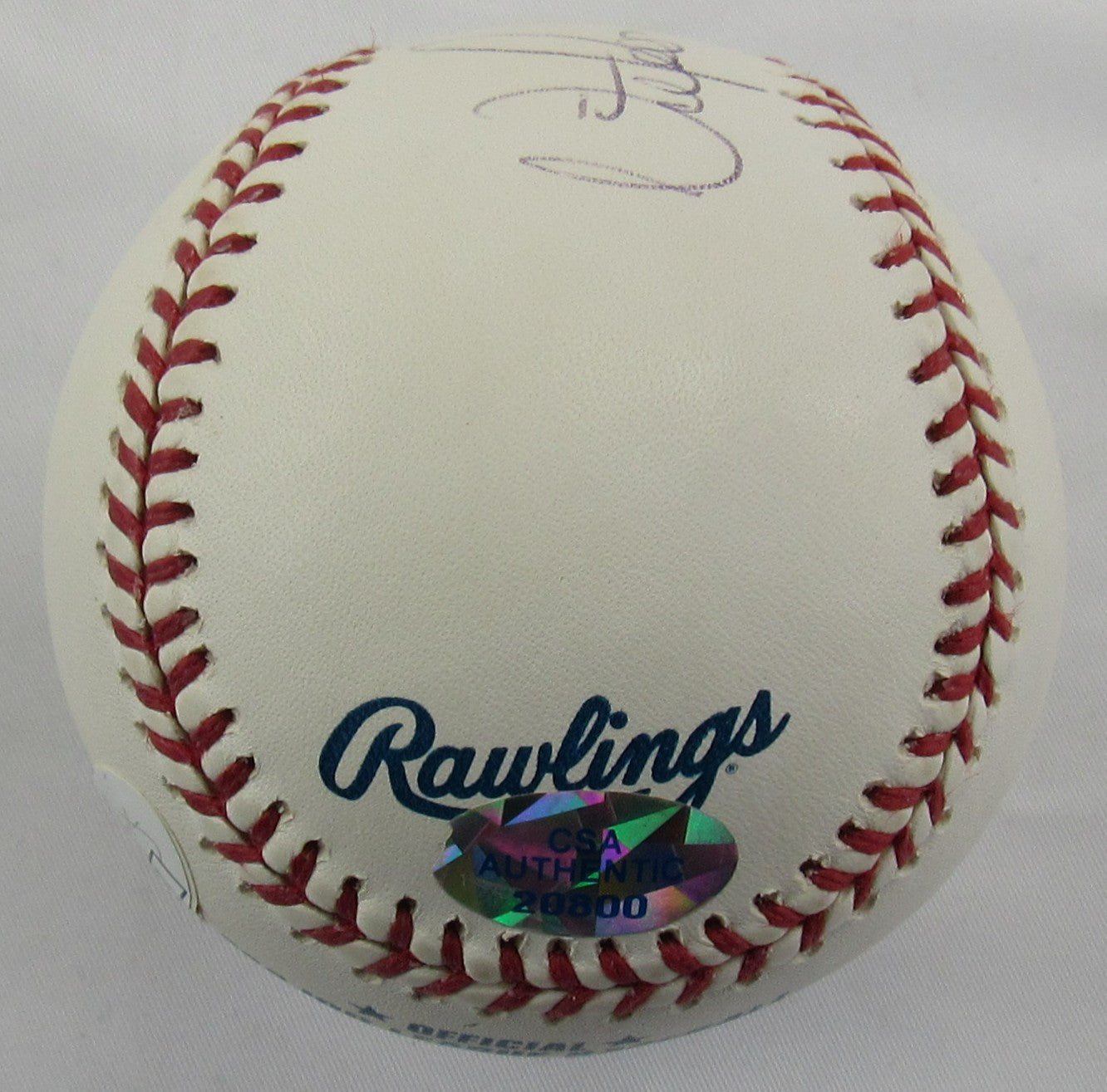 Victor Martinez Signed Auto Rawlings Baseball JSA CF42547