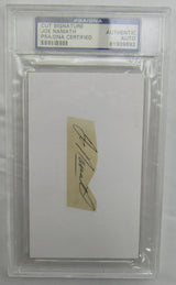 Joe Namath Cut Signed Auto PSA/DNA Encapsulated