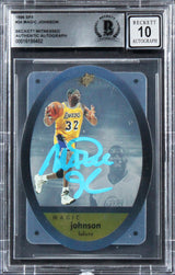 Lakers Magic Johnson Authentic Signed 1996 SPX #24 Card Auto 10! BAS Slabbed 2