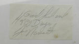 Joe Namath Cut Signed Auto PSA/DNA Encapsulated IV
