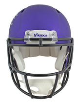 Vikings Adrian Peterson 4x Incribed Signed Proline F/S Speed Helmet BAS Witness