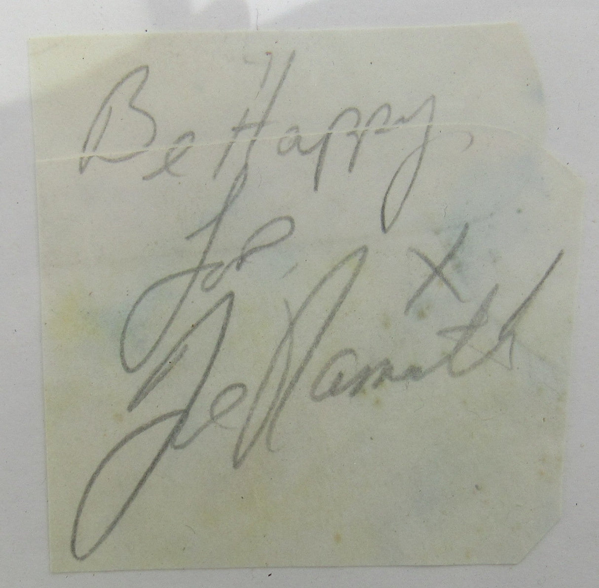Joe Namath Cut Signed Auto PSA/DNA Encapsulated V