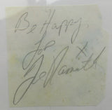 Joe Namath Cut Signed Auto PSA/DNA Encapsulated V