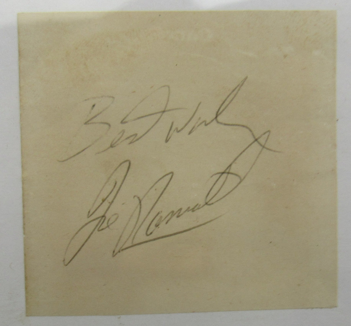 Joe Namath Cut Signed Auto PSA/DNA Encapsulated VI