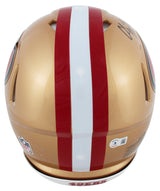 49ers Christian McCaffrey Signed Full Size Speed Proline Helmet BAS Witnessed