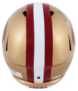 49ers Christian McCaffrey Authentic Signed Full Size Speed Rep Helmet BAS Wit