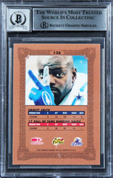 Cowboys Emmitt Smith Signed 1997 Donruss Preferred #136 Card Auto 10! BAS Slab