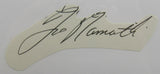 Joe Namath Cut Signed Auto PSA/DNA Encapsulated XIV