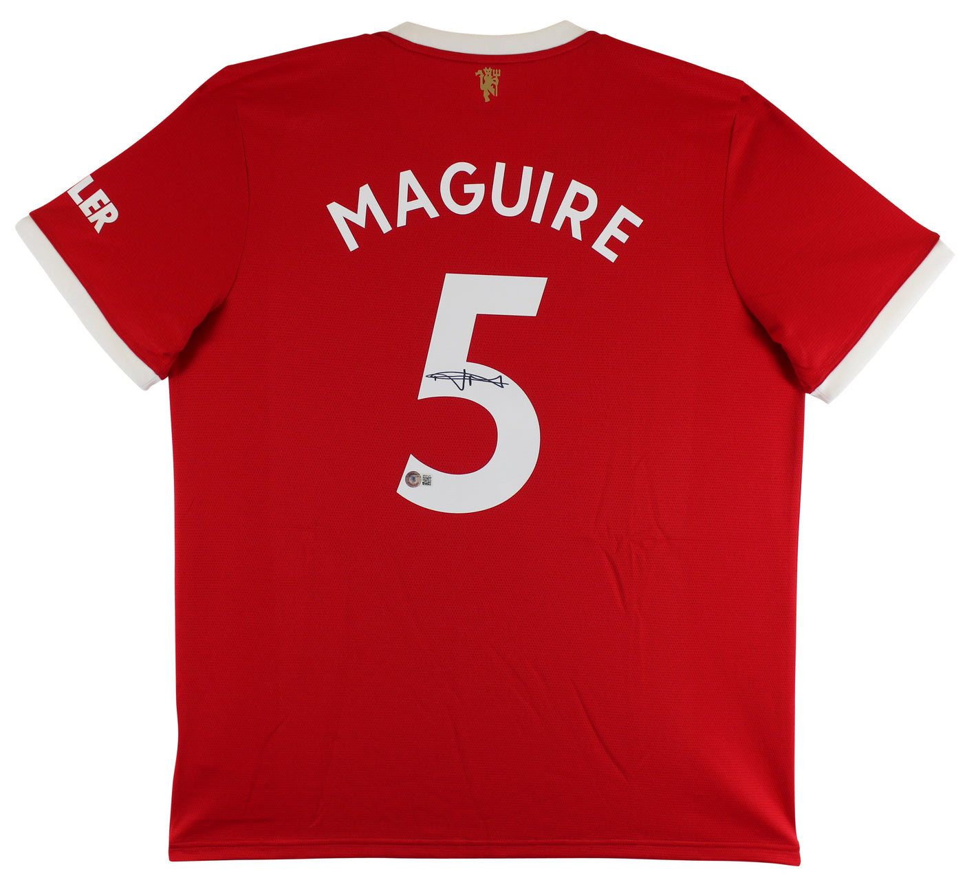 Manchester United Harry Maguire Authentic Signed Red Adidas Jersey BAS