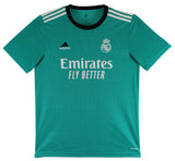 Real Madrid Vincius Vin Jr. Authentic Signed Teal Adidas Jersey Autographed BAS