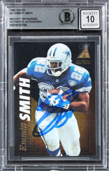 Cowboys Emmitt Smith Authentic Signed 1995 Zenith #Z1 Card Auto 10! BAS Slabbed