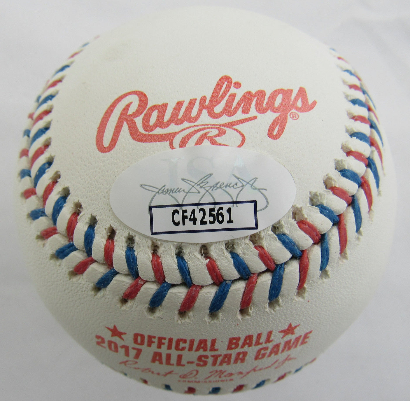 Vladimir Guerrero Jr Signed Auto Rawlings 2017 All Star Baseball w/ Insc JSA CF42561