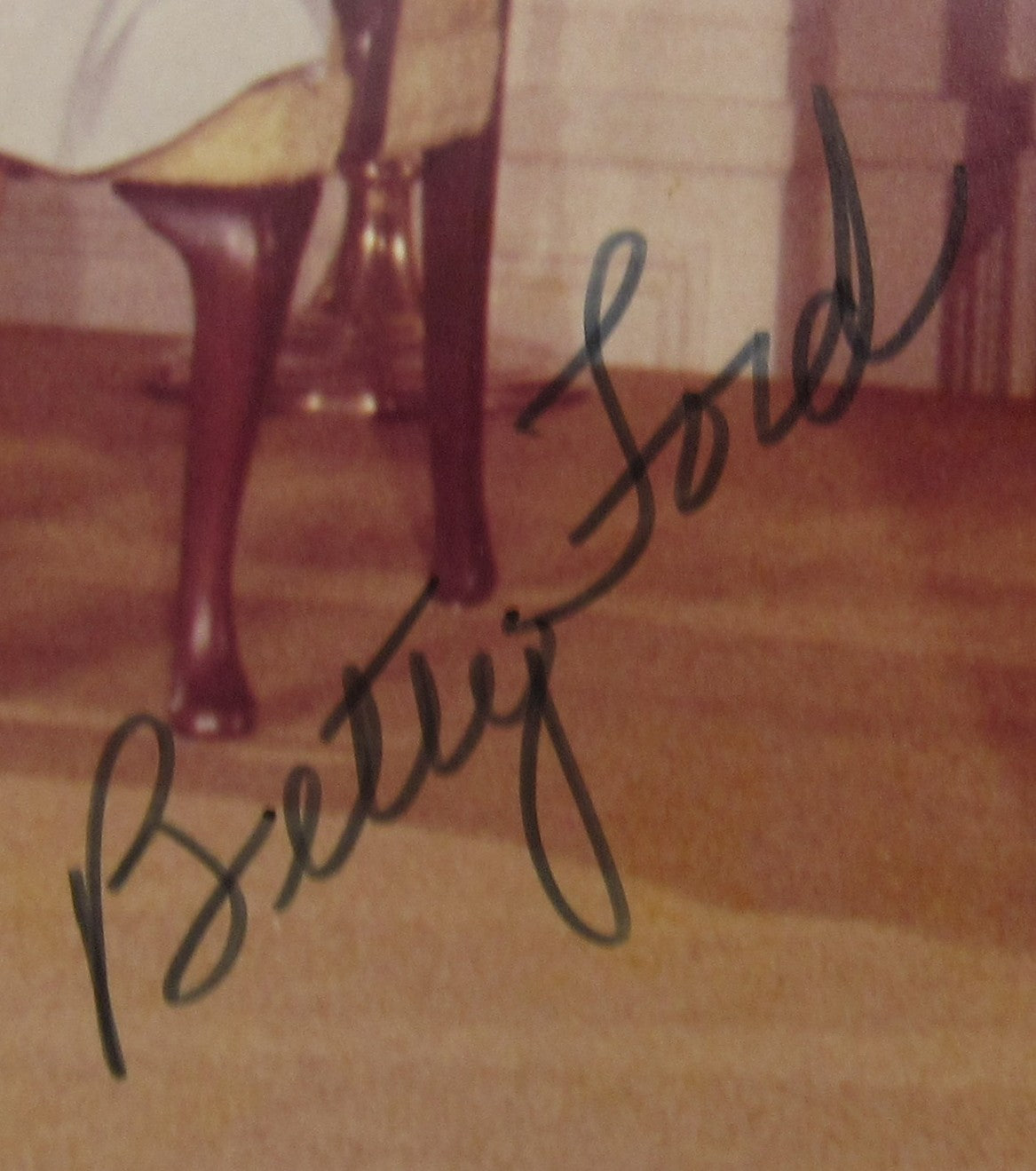 Gerald Ford Betty Ford Signed Auto 8x10 PSA/DNA LOA Z00052