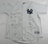 Alex Rodriguez Mariano Rivera Melky Cabrera +20 Signed Auto Yankees Jersey PSA/DNA LOA K76232