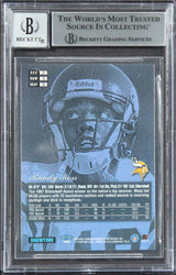Vikings Randy Moss Signed 1998 Flair Showcase Row 3 #5 RC Card Auto 10! BAS Slab