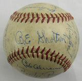 Roy Campanella Duke Snider Billy Cox +21 Signed Auto 1950 Dodgers Team Signed Baseball JSA LOA B34735