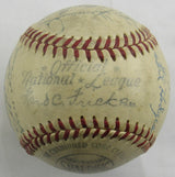 Roy Campanella Duke Snider Billy Cox +21 Signed Auto 1950 Dodgers Team Signed Baseball JSA LOA B34735