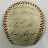 Roy Campanella Duke Snider Billy Cox +21 Signed Auto 1950 Dodgers Team Signed Baseball JSA LOA B34735