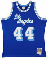 Lakers Jerry West Blue 1960-61 Mitchell & Ness HWC Swingman Jersey Un-signed