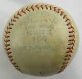 Tris Speaker Dizzy Dean Ford Frick +2 Signed Auto Baseball JSA LOA Y96327