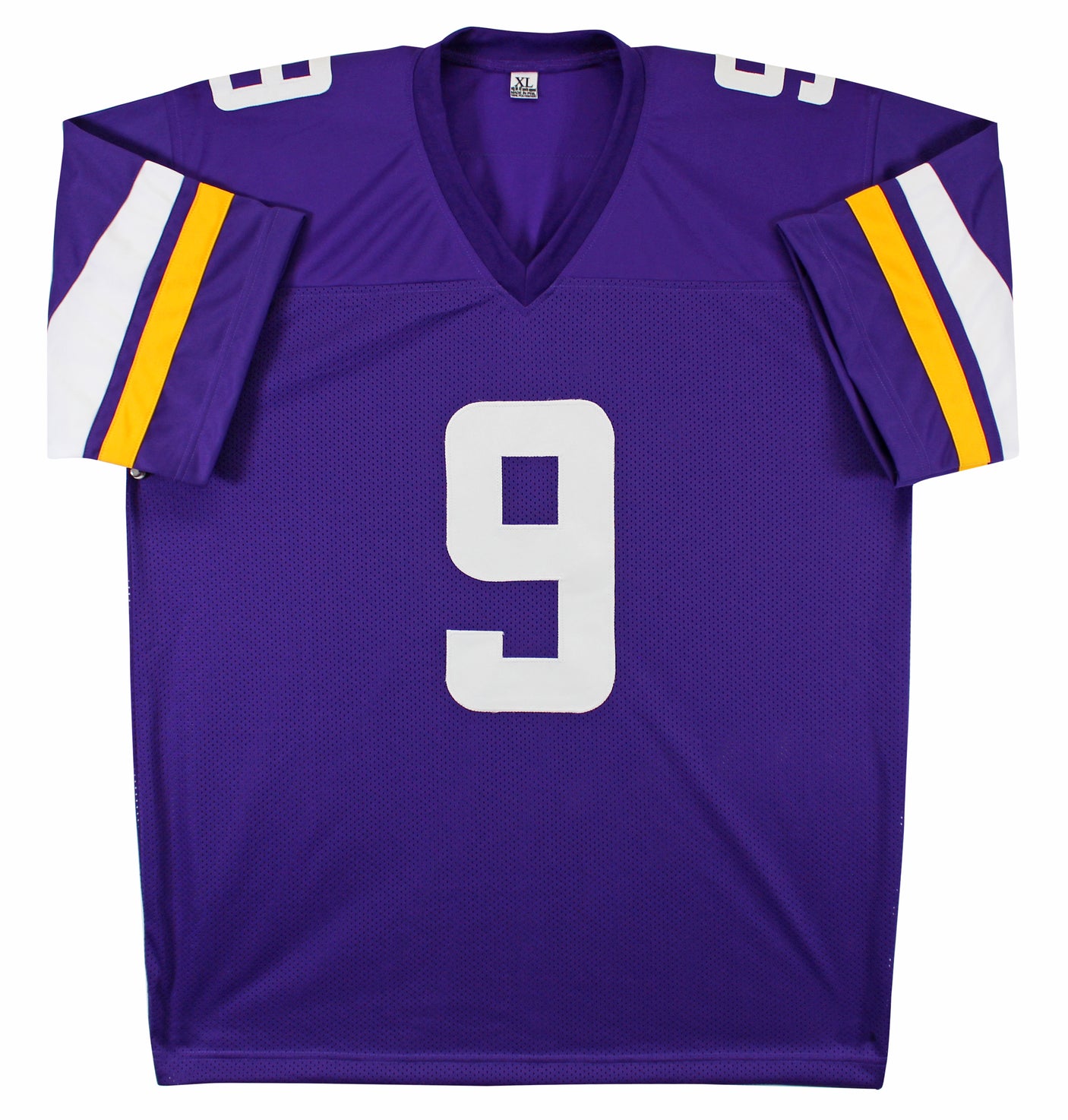 J.J. McCarthy Authentic Signed Purple Pro Style Jersey BAS Witnessed