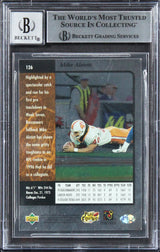 Bucs Mike Alstott "A-Train" Signed 1996 SP #126 Rookie Card Auto 10! BAS Slabbed
