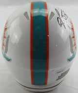 Ricky Williams Signed Auto Autograph Dolphins Mini Helmet JSA COA
