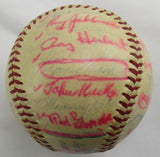 Joe Morgan Dick Williams Roger Maris +29 Signed Auto 1959 Athletics Team Signed Baseball PSA/DNA LOA S10973