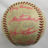 Joe Morgan Dick Williams Roger Maris +29 Signed Auto 1959 Athletics Team Signed Baseball PSA/DNA LOA S10973