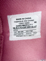 Giannis Antetokounmpo Autographed 2023 Player Exclusive (PE) Promo Nbl Red, Ice Peach & Desert Berry Nike Immortality 3 Shoes Milwaukee Bucks Size 17 Beckett BAS Witness Stock #252717