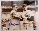 Bobby Thomson Ralph Branca Signed Auto 8x10 Photo JSA CF42589